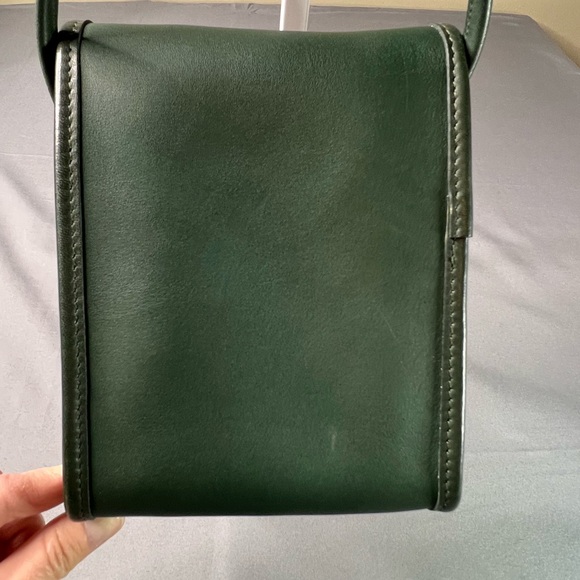 Coach Scooter Bag 9893 bottle green leather vintage - Picture 6 of 12